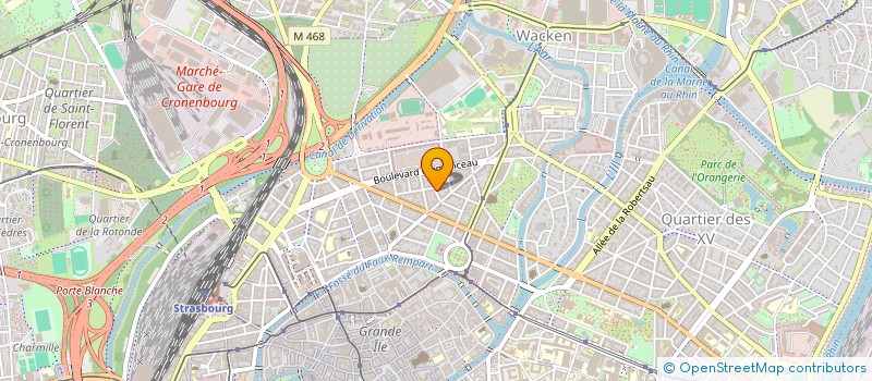 localisation de l'entreprise LISAMOS à STRASBOURG