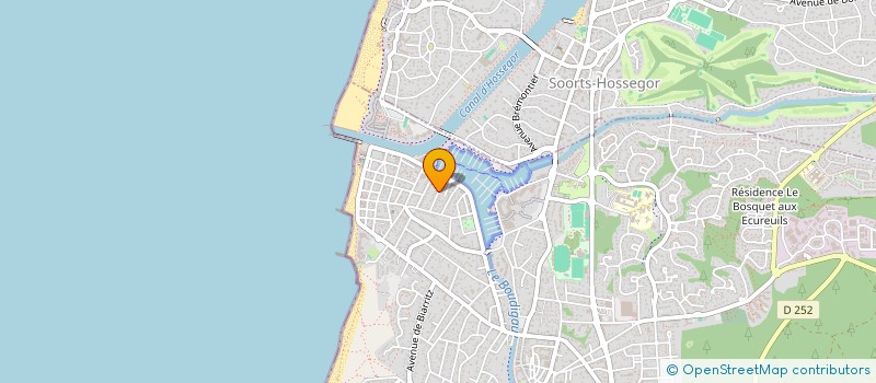 localisation de l'entreprise LISANACHA à CAPBRETON