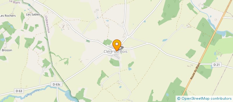 localisation de l'entreprise LISANAIS à CLERE-DU-BOIS