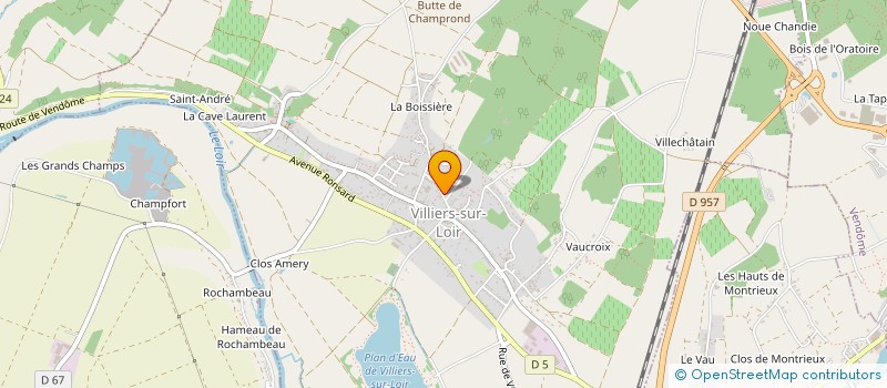 localisation de l'entreprise LISANDRA  VILLIERS-SUR-LOIR