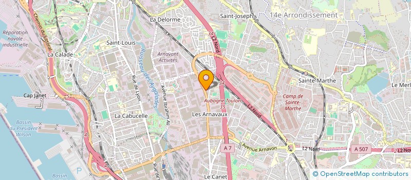 localisation de l'entreprise LISANDRU à MARSEILLE