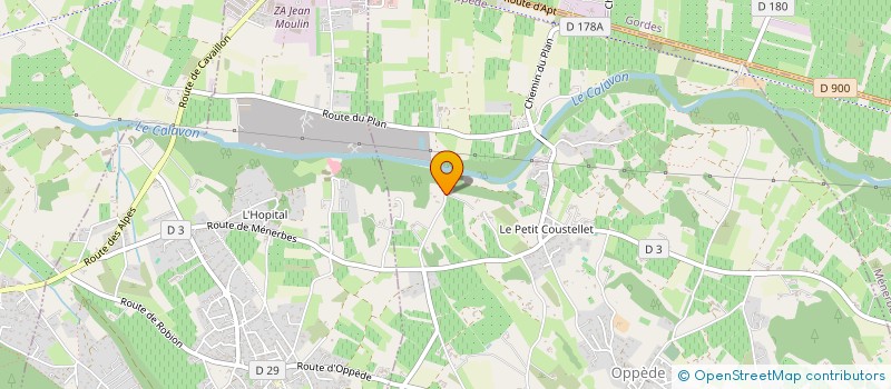 localisation de l'entreprise LISANGELLE  OPPEDE