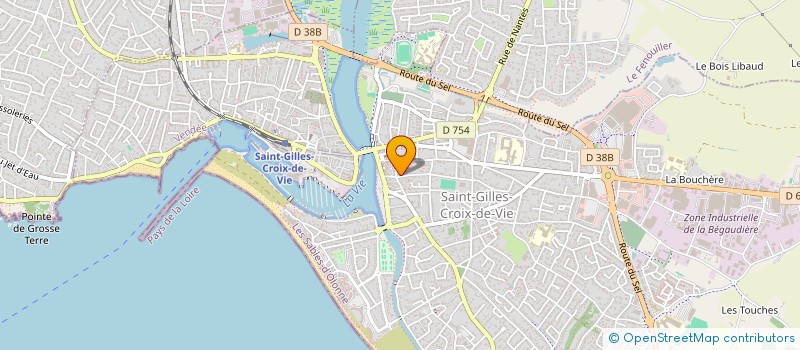 localisation de l'entreprise LISANT à SAINT-GILLES-CROIX-DE-VIE