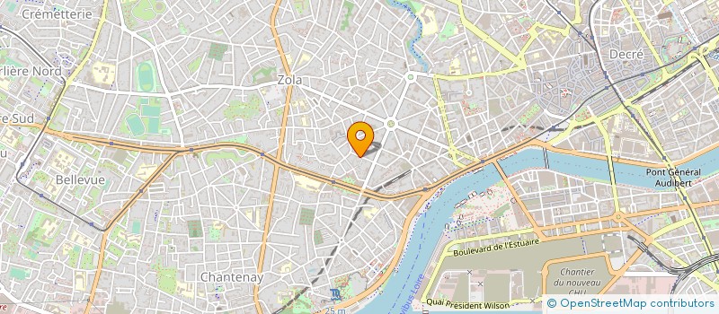 localisation de l'entreprise LISAQUA à NANTES