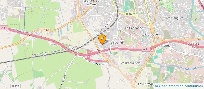 localisation de l'entreprise LISARAMA AMT  SALON-DE-PROVENCE