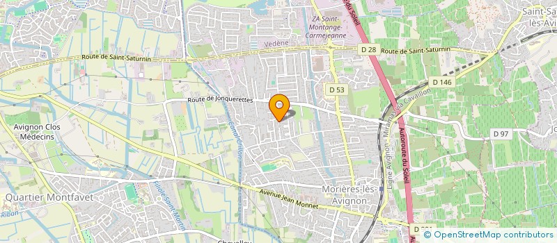 localisation de l'entreprise LISARIO  MORIERES-LES-AVIGNON