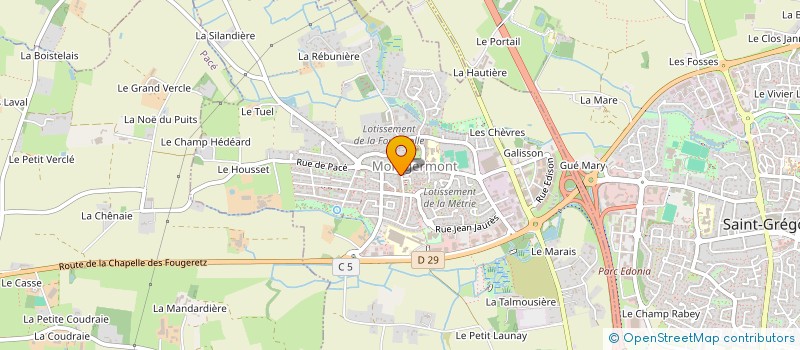 localisation de l'entreprise LISARNAUD  MONTGERMONT