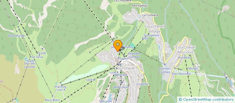 localisation de l'entreprise LISAROC à COURCHEVEL