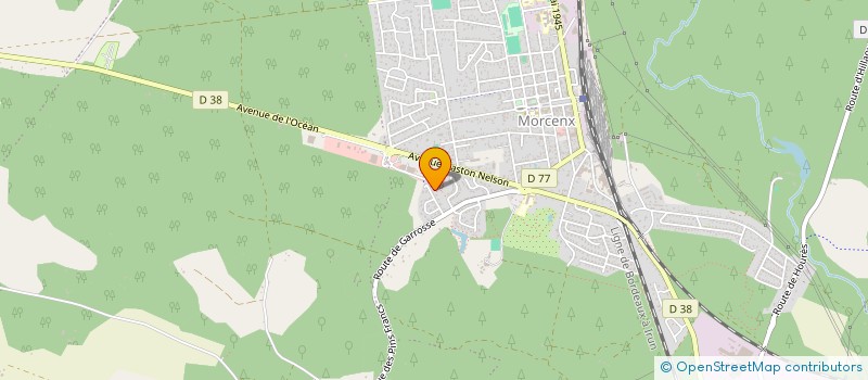 localisation de l'entreprise LISATESS  MORCENX-LA-NOUVELLE