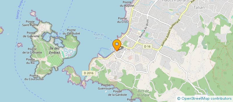 localisation de l'entreprise LISATOTO à SIX-FOURS-LES-PLAGES