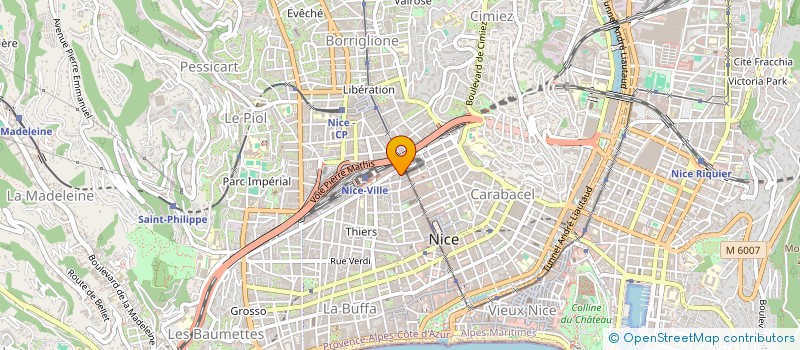 localisation de l'entreprise LISAYA à NICE