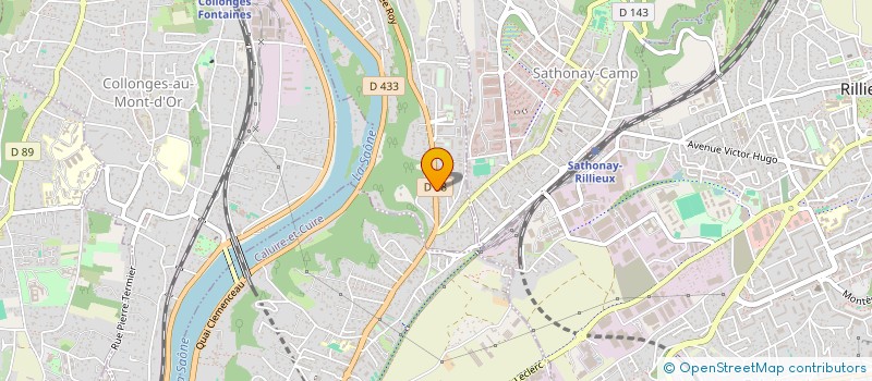 localisation de l'entreprise LISB  FONTAINES-SUR-SAONE