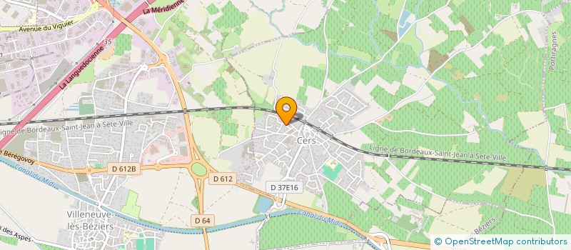localisation de l'entreprise LISBETH  VILLENEUVE-LES-BEZIERS