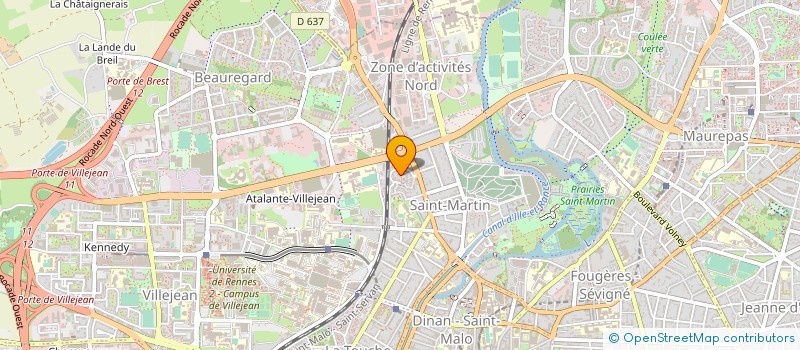 localisation de l'entreprise LISBETH NEMANDI, STE EN LIQUIDATION à RENNES