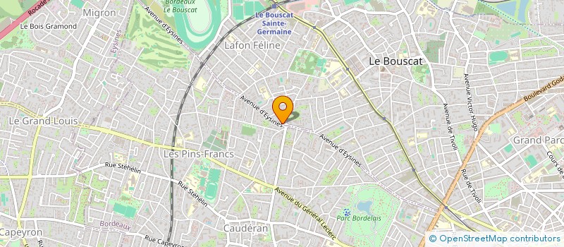 localisation de l'entreprise LISBOA  LE BOUSCAT