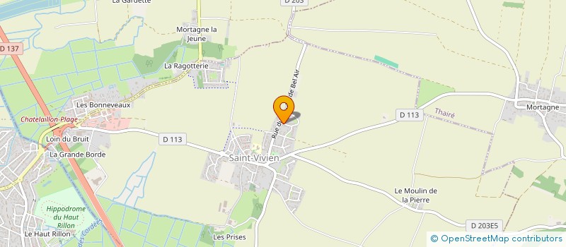 localisation de l'entreprise LISCENE à SAINT-VIVIEN
