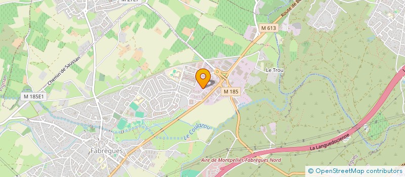 localisation de l'entreprise LISCIO à FABREGUES