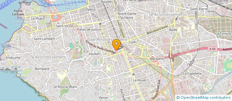 localisation de l'entreprise LISCLANE METROPOLE à MARSEILLE