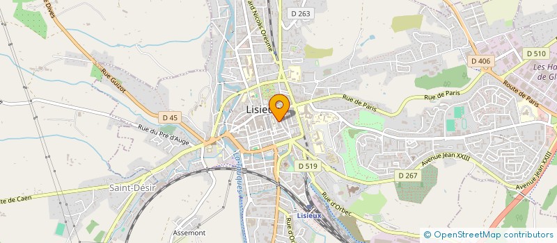 localisation de l'entreprise LISDECOR à LISIEUX
