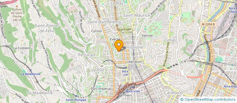 localisation de l'entreprise LISE 67 à NICE