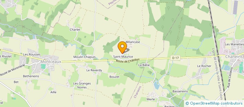 localisation de l'entreprise LISE  MONTCEAUX