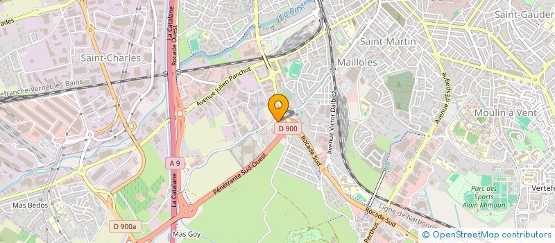 localisation de l'entreprise LISE  PERPIGNAN