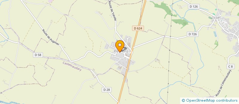 localisation de l'entreprise LISE  PEYRENS