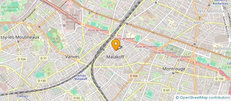 localisation de l'entreprise LISE.B CONSEILS  MALAKOFF