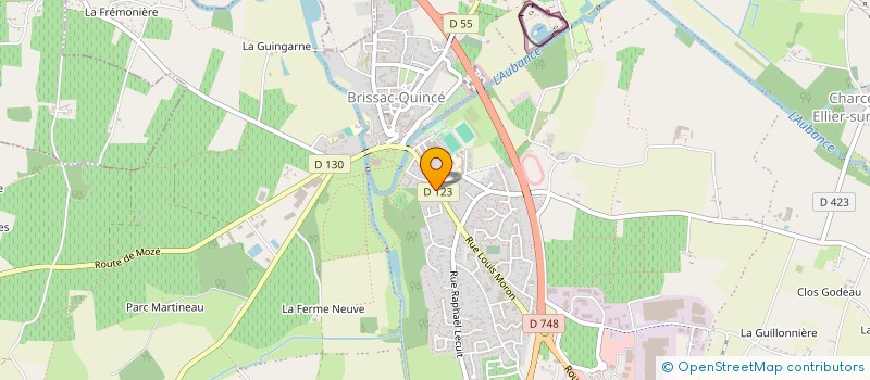 localisation de l'entreprise LISE&LUNETTES  BRISSAC LOIRE AUBANCE