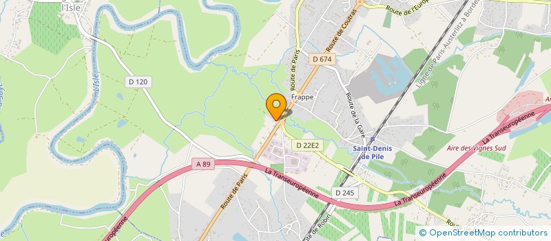 localisation de l'entreprise LISE MENETRET CONSEIL & FORMATION  SAINT-DENIS-DE-PILE