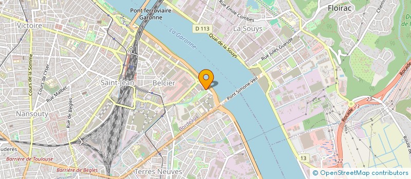 localisation de l'entreprise LISE OLIVIA SARL  BORDEAUX