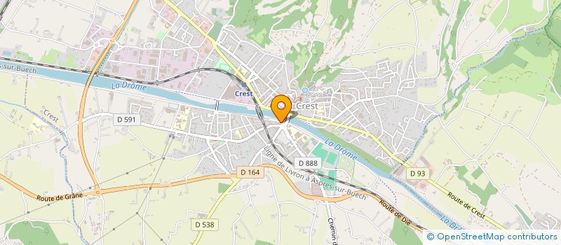 localisation de l'entreprise LISE WEBER IMMOBILIER  CREST