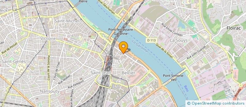 localisation de l'entreprise LISEA à BORDEAUX