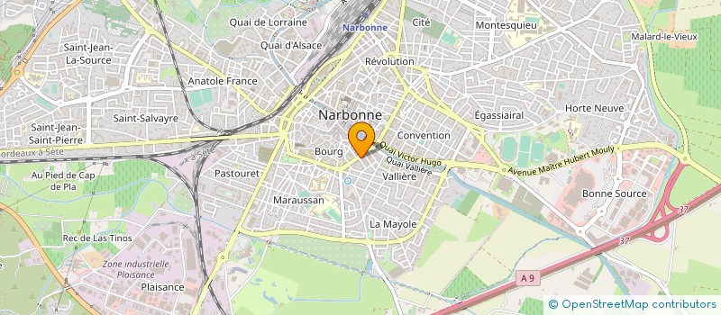 localisation de l'entreprise LISEC à NARBONNE