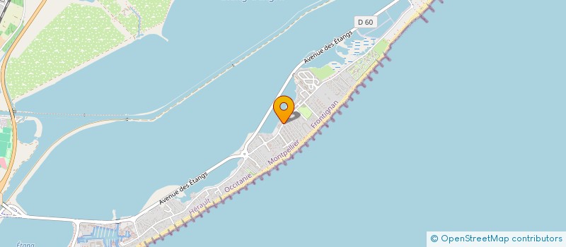 localisation de l'entreprise LISETTE à FRONTIGNAN