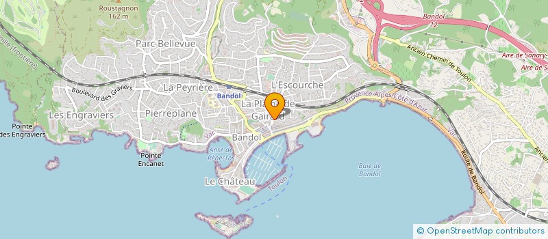 localisation de l'entreprise LISETTE à BANDOL