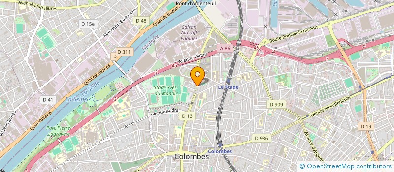 localisation de l'entreprise LISETTE FRET TRANS INTERNATIONAL  COLOMBES