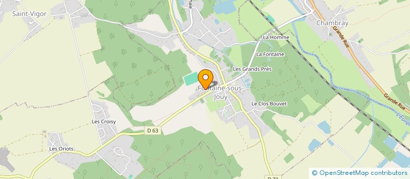 localisation de l'entreprise LISEVA  FONTAINE-SOUS-JOUY