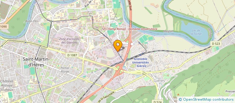 localisation de l'entreprise LISHMAN  GIERES