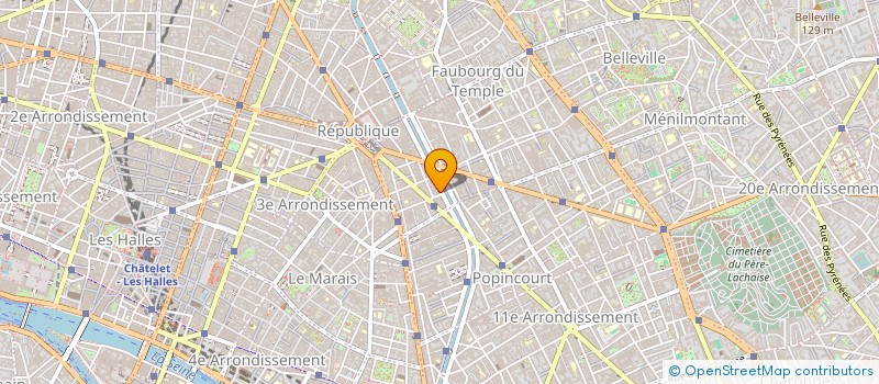 localisation de l'entreprise LISIERE MARAIS GESTION  PARIS