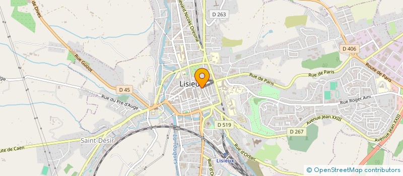 localisation de l'entreprise LISIEUX AUDITION  LISIEUX
