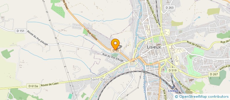 localisation de l'entreprise LISIEUX BOUGE ! à LISIEUX