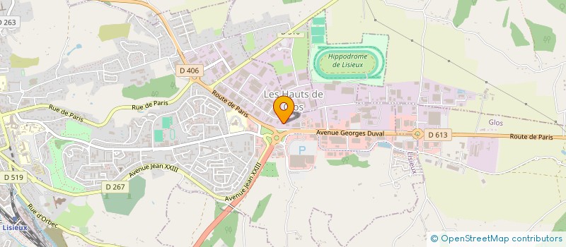 localisation de l'entreprise LISIEUX LOISIRS DIFFUSION à LISIEUX