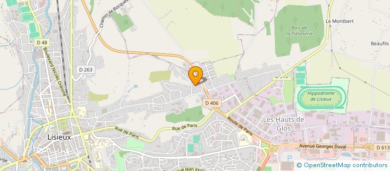 localisation de l'entreprise LISIEUX ROCK N ROLL à LISIEUX