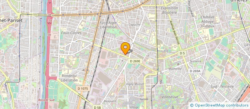 localisation de l'entreprise LISKER à GRENOBLE