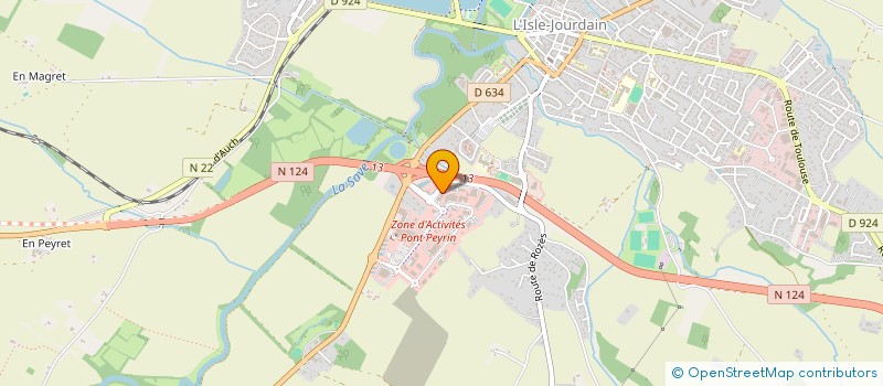 localisation de l'entreprise LISLE PIZZ à L'ISLE-JOURDAIN