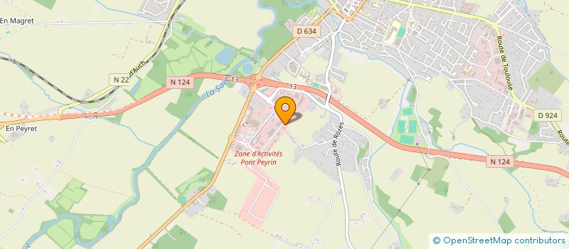 localisation de l'entreprise LISLOISE DE CONSTRUCTION à L'ISLE-JOURDAIN