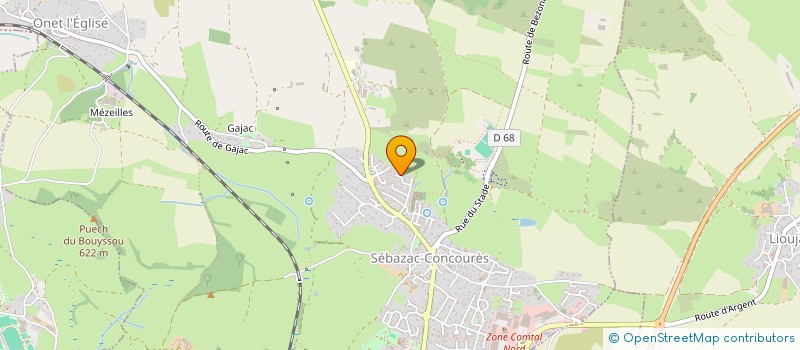 localisation de l'entreprise LISMAA12  SEBAZAC-CONCOURES