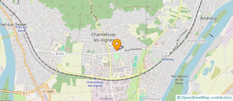 localisation de l'entreprise LISN  CHANTELOUP-LES-VIGNES