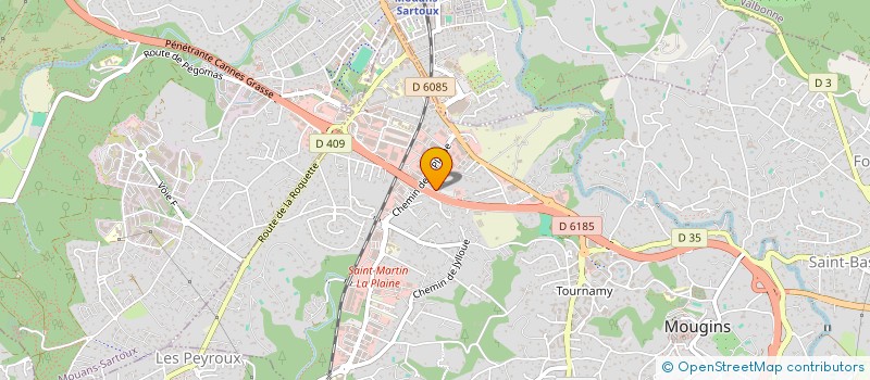 localisation de l'entreprise LISNARD DARIA ET JR à MOUGINS